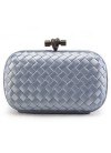 BOTTEGA VENETA CLUTCH KNOT SATIN LAMANTIN