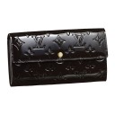 Кошелек Louis Vuitton Vernis monogram Sarah Wallet Black M91997