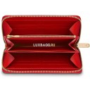 Кошелек Louis Vuitton Vernis monogram Zippy Wallet Red  M91981